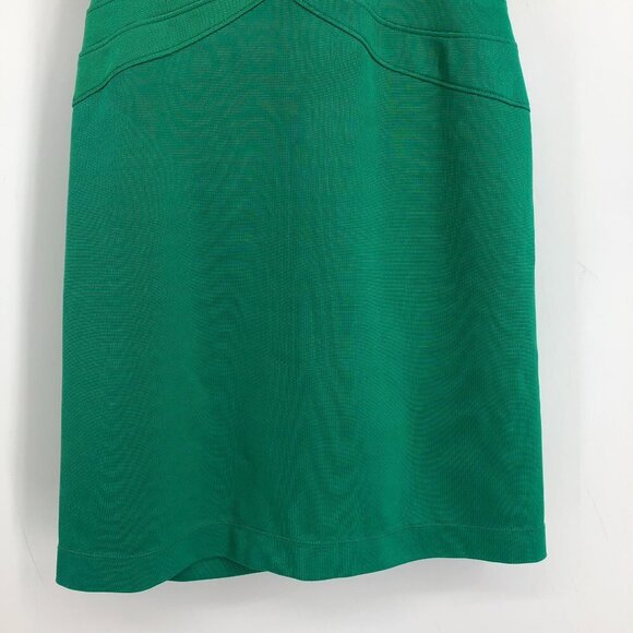 BCBG MaxAzria emerald green halter  neck bodycon mini dress size XS - Picture 8 of 16